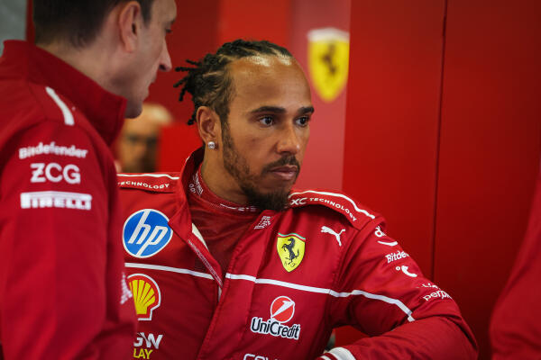 Lewis Hamilton zondag Bakoe Azerbeidzjan 2025