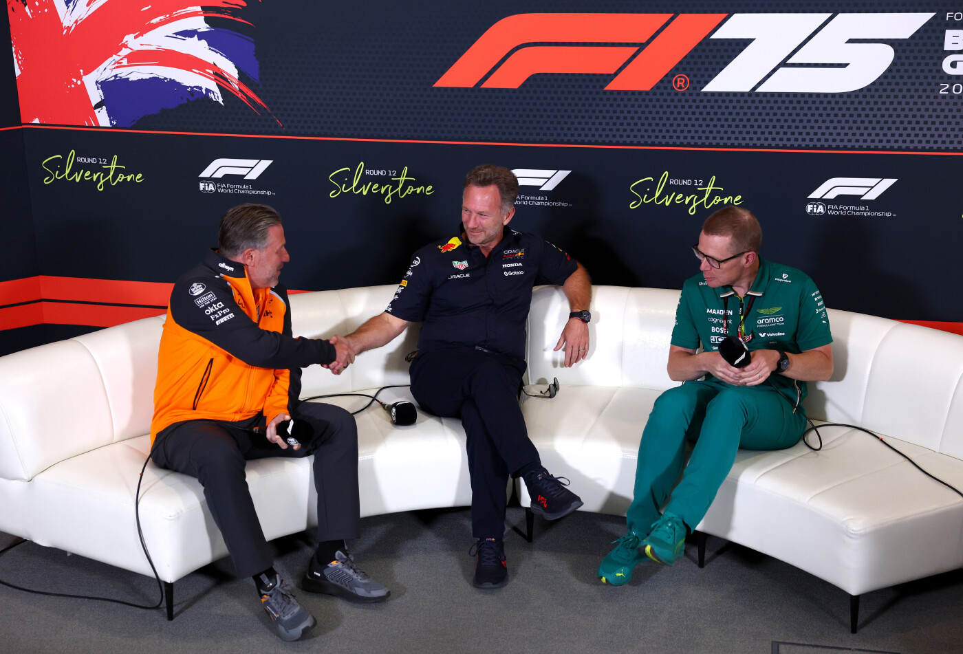 Zak Brown en Christian Horner