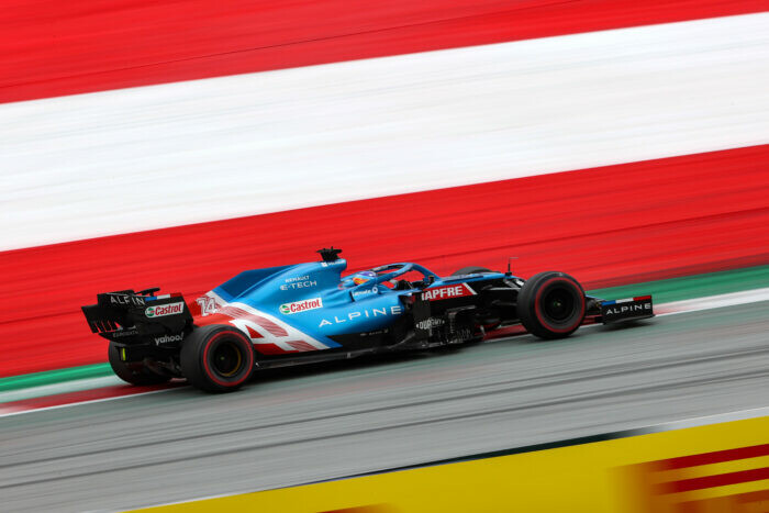 Fernando Alonso / Alpine / Spielberg / Oostenrijk / 2021