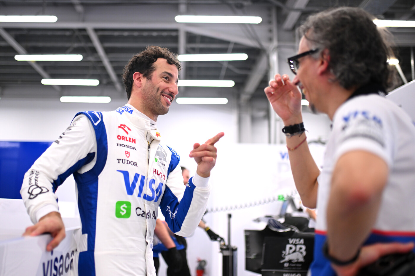 Daniel Ricciardo zaterdag Jeddah Saudi Arabië 2025