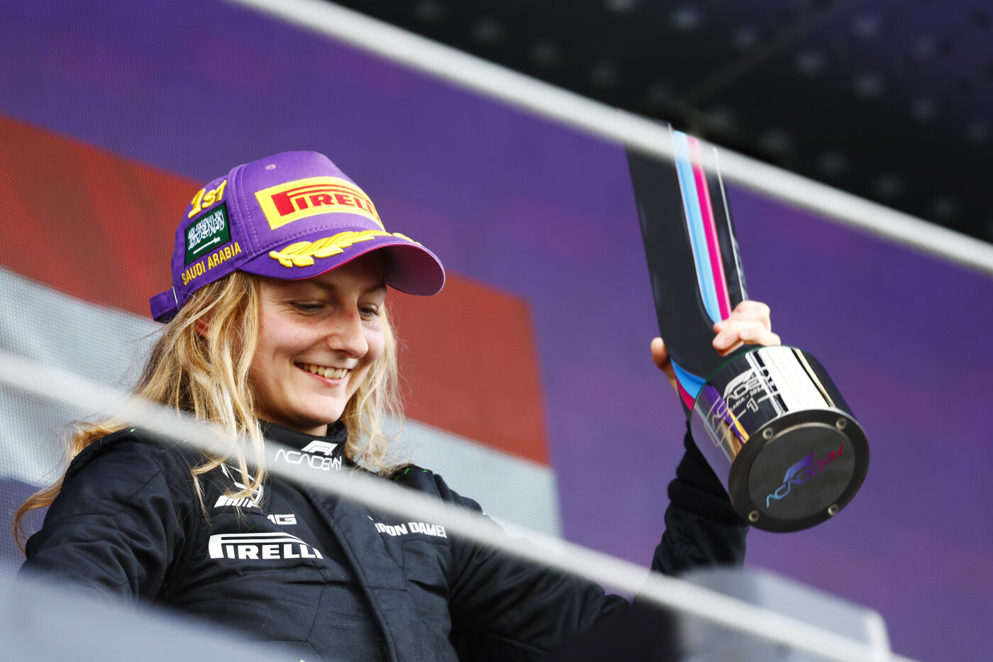 Doriane Pin podium Jeddah 2025