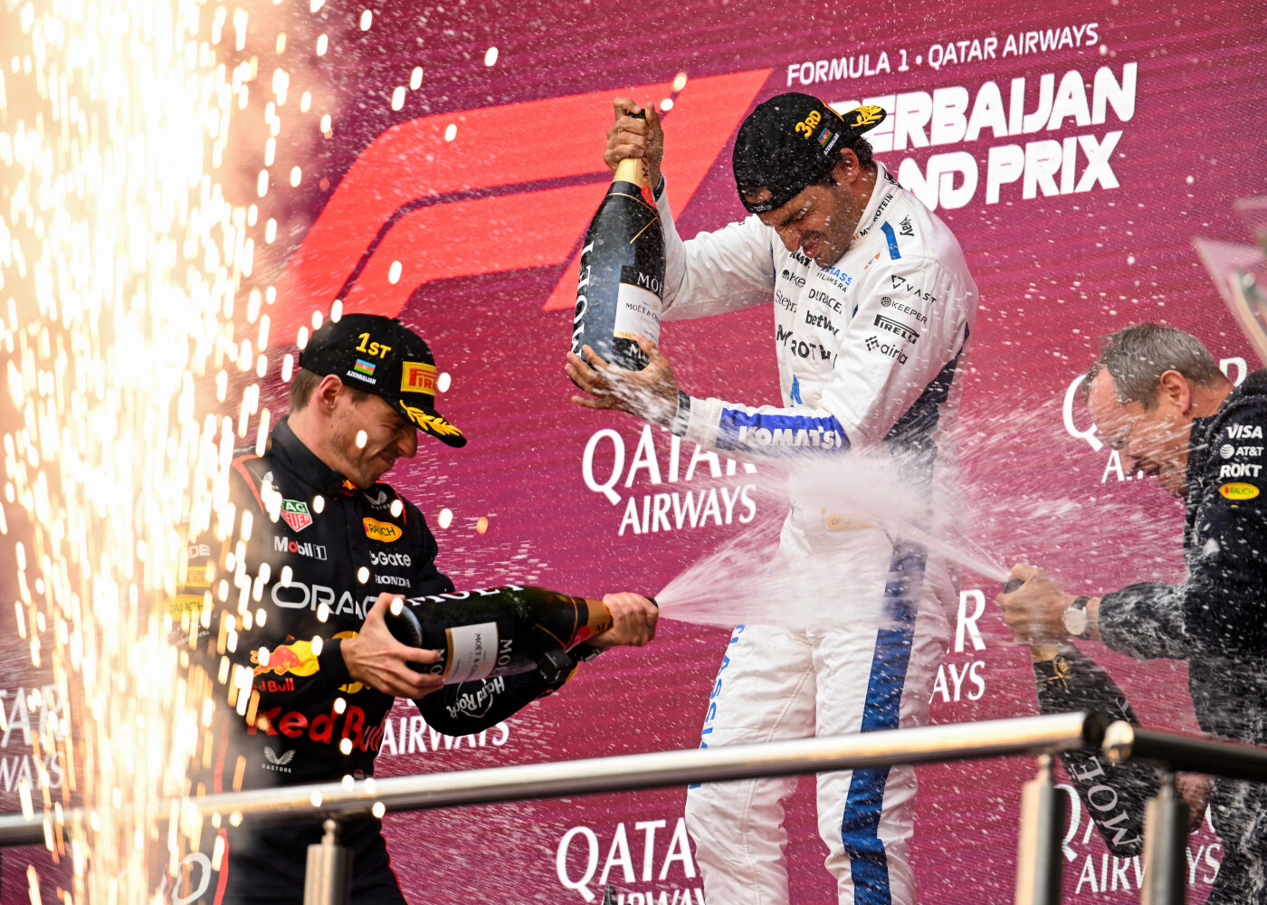 Podium F1 GRand Prix van Azerbeidzjan 2025