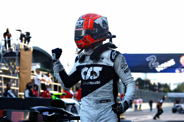Pierre Gasly / Bakoe / Azerbeidzjan / AlphaTauri / 2021