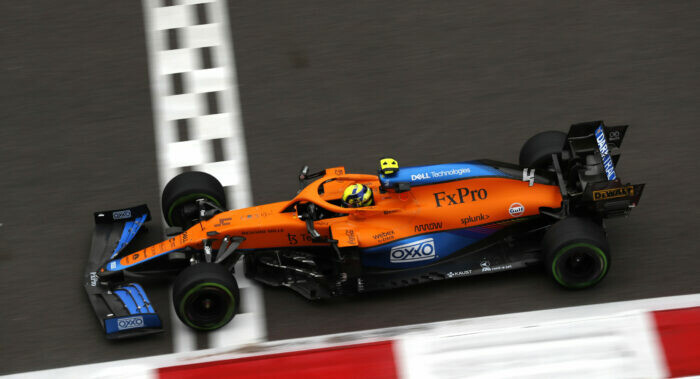 Lando Norris / McLaren / Rusland / Sotsji / Formule 1 / 2021